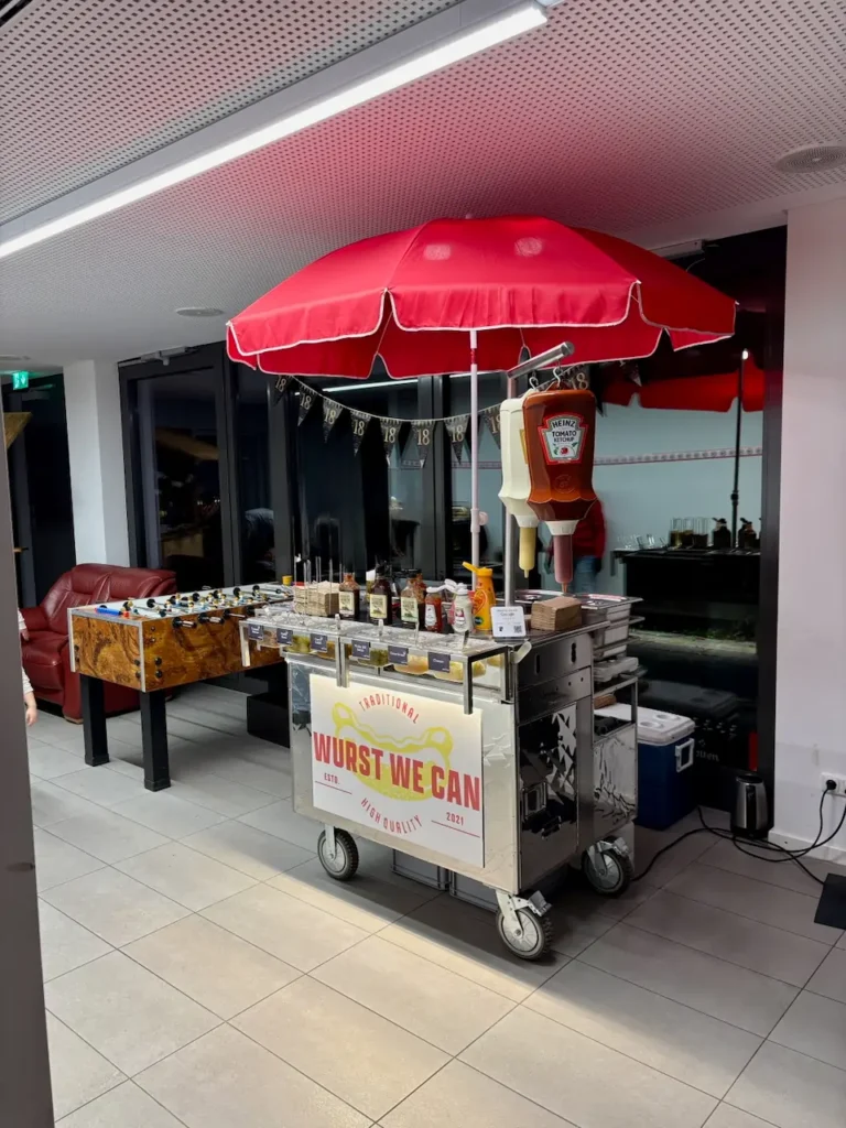 Hot Dog Cart E100 für private Feier