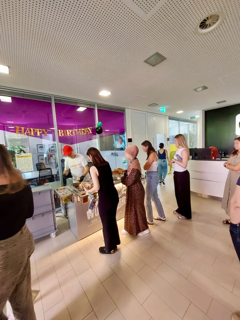 Hot Dog Stand zum Geburtstag