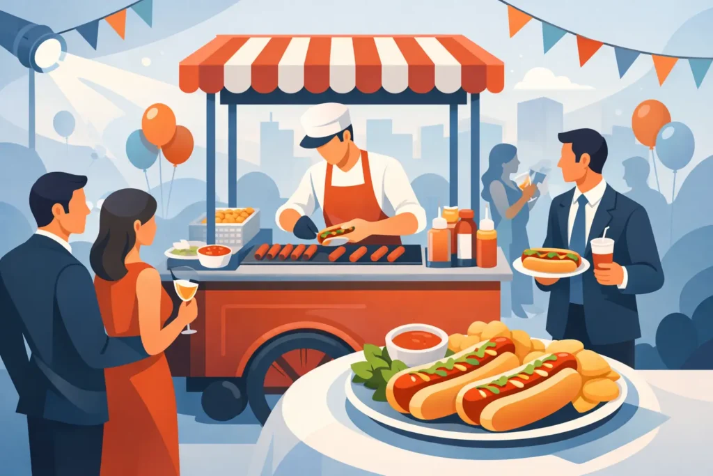 Hot Dog Catering für Events mit Wirkung
