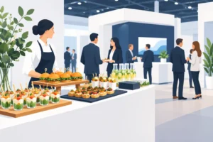 Messe Catering Ideen, die wirklich ziehen
