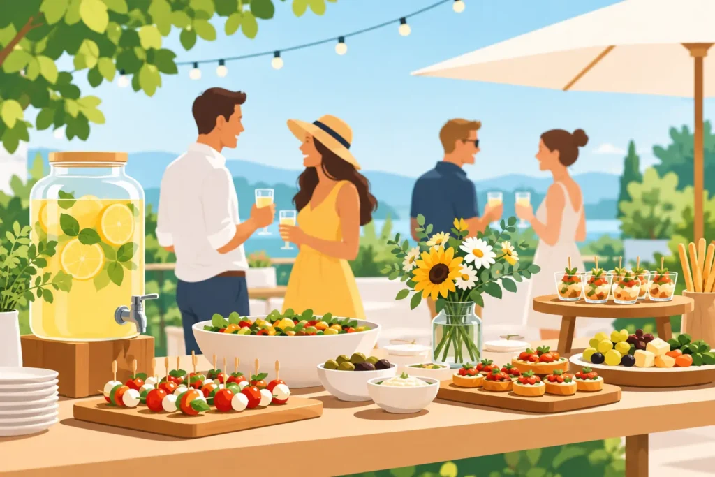 Sommerfest Catering Ideen, die wirklich ankommen