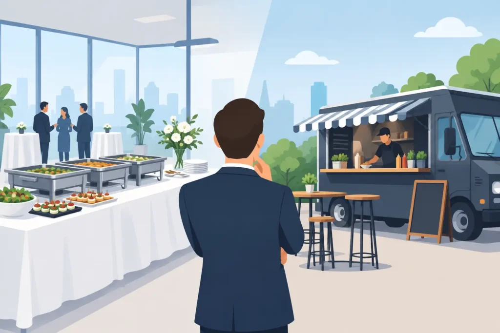 Business Catering oder Foodtruck - was passt?