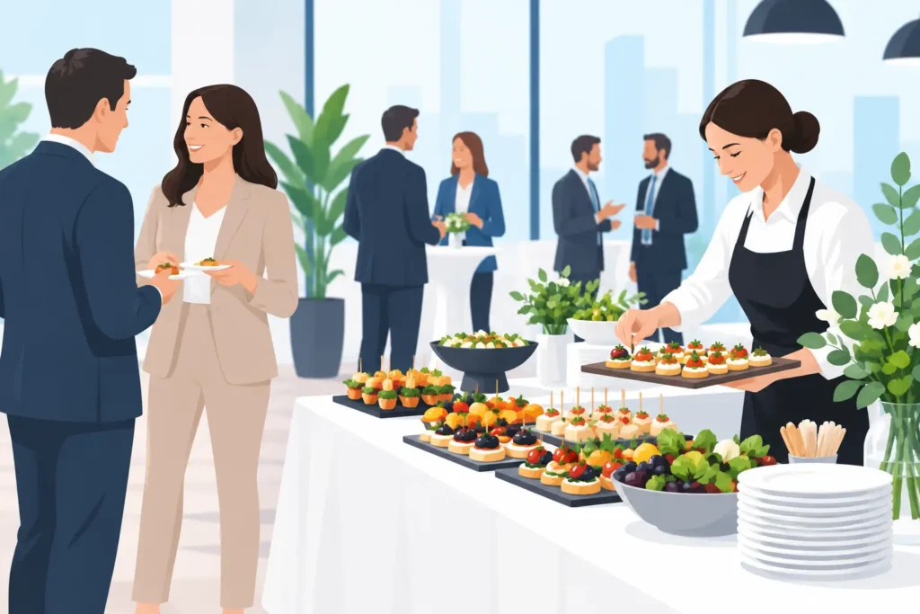 Catering für Kundenveranstaltung wählen