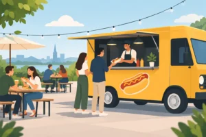 Hot Dog Foodtruck mieten für entspannte Events