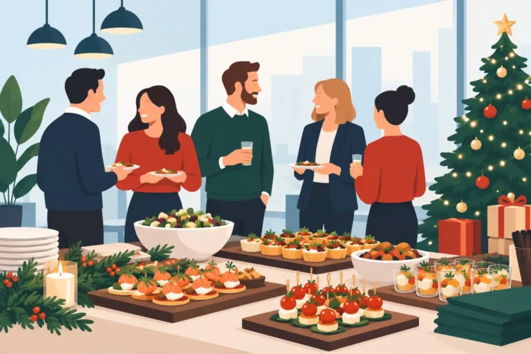 Weihnachtsfeier Catering Ideen für Teams
