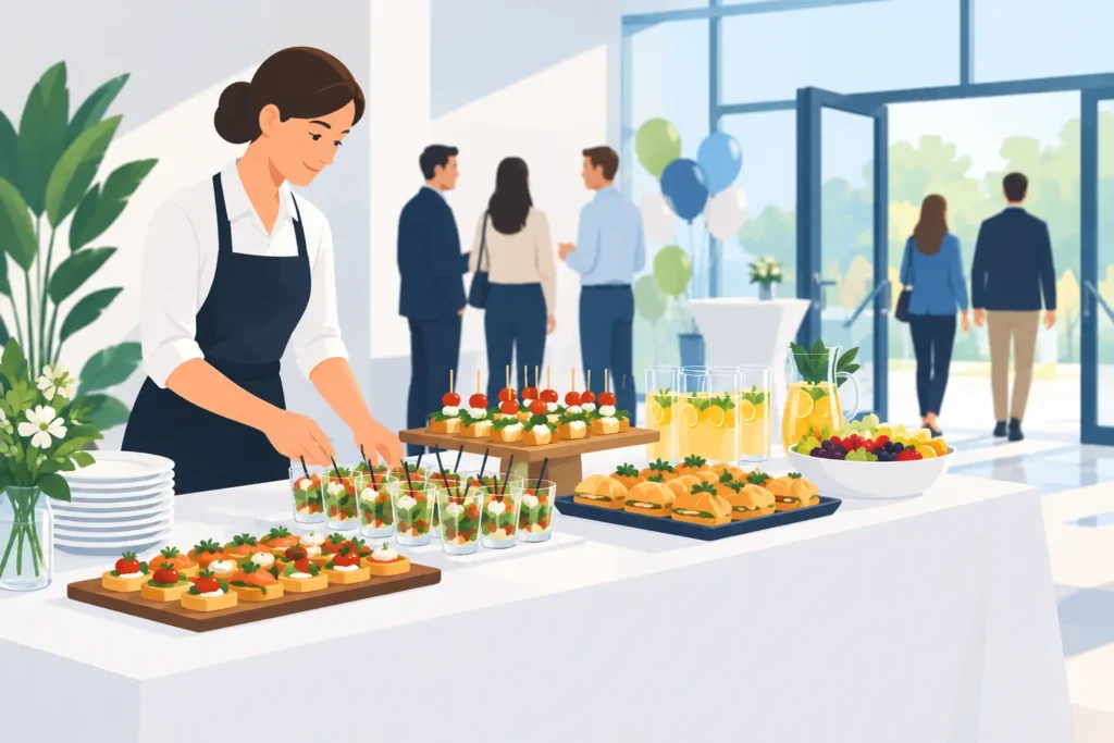 Catering für den Tag der offenen Tür planen