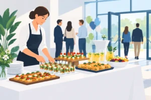 Catering für den Tag der offenen Tür planen