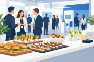 Ideen für lockeres Messecatering, die ankommen