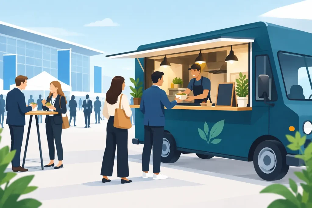 Erfahrungen mit einem Messefoodtruck sammeln