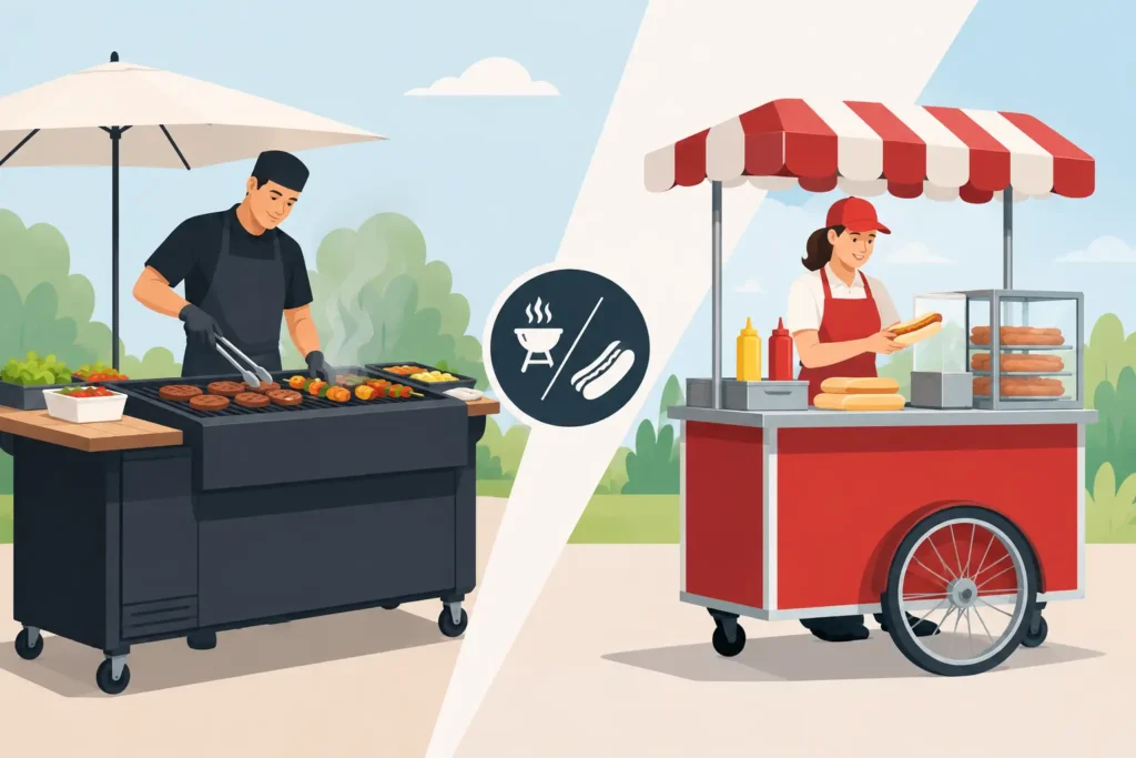 Grillcatering oder mobiler Hot Dog Stand?